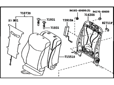 Toyota 71430-47370-B6