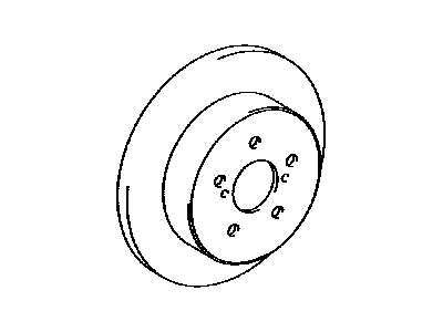 Toyota Corolla Brake Drum - 42431-02310