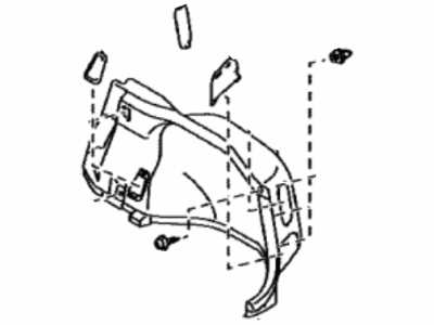 Toyota 64730-47170-B0 Panel Assembly, Deck Trim