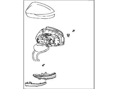 Toyota Mirai Car Mirror - 87910-62051-A0