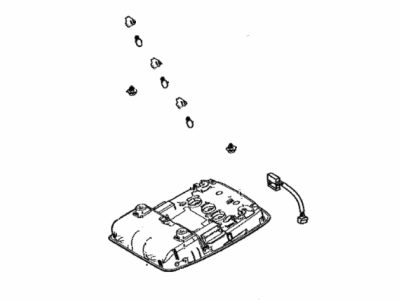 Toyota 81260-62030-A0 Lamp Assembly, Map