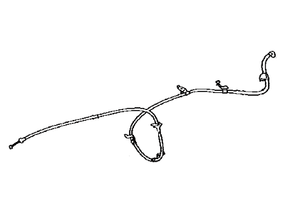 2018 Toyota Mirai Parking Brake Cable - 46420-62010