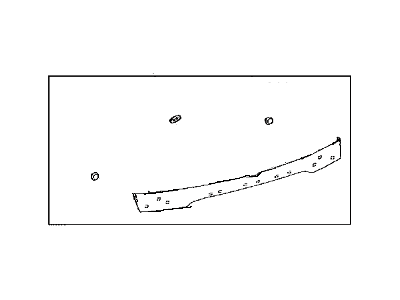 Toyota 76801-62010-J1 Garnish Sub-Assembly, Ba