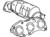 Toyota Avalon Exhaust Manifold - 17140-0P040 Right Exhaust Manifold Sub-Assembly