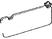 TOYOTA Genuine 74320-1A820-J0 Visor Assembly TOYOTA Genuine 74320-1A820-J0 Visor Assembly
