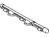 Toyota Solara Fuel Rail - 23814-0H010 Pipe Sub-Assy, Fuel Delivery