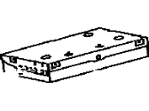 Toyota 86180-0C030 TUNER ASSEMBLY, STEREO C