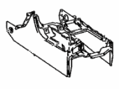 Toyota Sequoia Center Console Base - 58811-0C080-C0 Box, Console, Fr