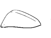 Toyota 87915-0E040-A0 COVER, OUTER MIRROR