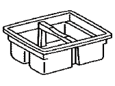 TOYOTA 58806-60080 Console Box Pocket