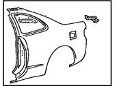 Toyota 61602-2D917 PANEL SUB-ASSEMBLY,QUARTER, L