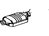 Toyota MR2 Catalytic Converter - 18450-16070 Catalytic Converter Assembly