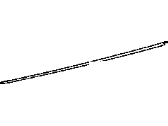 Toyota 76825-12060 PROTECTOR, BACK DOOR OUTSIDE GARNISH