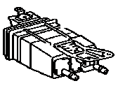 Toyota Matrix Vapor Canister - 77740-01031 Canister Assy, Charcoal