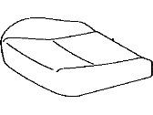 Toyota 71071-08010-B0 COVER, FRONT SEAT CUSHION, RH