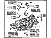 Toyota Avalon Cylinder Head - 11102-29055 Head, Cylinder, LH