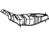 122 Genuine Toyota Insulator Front Floor Heat