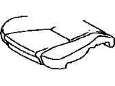 Toyota 71502-12020 PAD, FRONT SEAT CUSHION, RH
