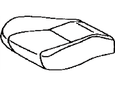 Toyota 71072-02640-B0 COVER, FRONT SEAT CUSHION, LH