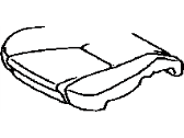 Toyota 71511-63010 PAD, FRONT SEAT CUSHION, LH