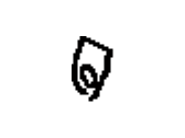 Toyota 51963-52010 HOOK, TRANSPORT, FRONT