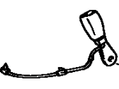 Toyota 73230-14490-C0 BELT ASSEMBLY, FRONT SEAT