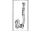 Toyota 73004-12100-02 BELT SET, REAR SEAT 3 POINT TYPE, LH
