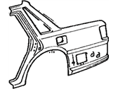 Toyota 61602-32906 PANEL, QUARTER, LH