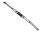 Toyota Celica Throttle Cable - 35520-20160 Cable Assembly, Throttle