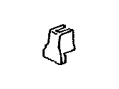 TOYOTA Genuine 72137-0C120-B1 Seat Track Cover TOYOTA Genuine 72137-0C120-B1 Seat Track Cover
