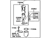 Toyota 77020-06121 TUBE ASSY, FUEL SUCTION W/PUMP & GAGE
