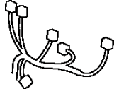 Genuine Toyota 82151-01220 Door Wire Genuine Toyota 82151-01220 Door Wire