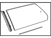 Genuine Toyota Window Assembly Quarter