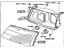 Toyota 81110-07010 Passenger Side Headlight Assembly