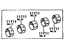 Toyota 11704-64030 Bearing Set, Crankshaft