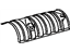 Toyota 58327-47020 INSULATOR, Main MUFF