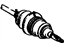 Toyota 43420-03030 Shaft Assembly, Front Drive, Left