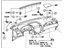 Toyota 55401-AA050-B0 Pad Sub-Assy, Instrument Panel Safety