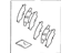 Toyota 04945-35020 Shim Kit, Anti Squeal, Front
