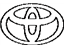 Toyota 90975-02100 Radiator Grille Emblem(Or Front Panel)