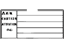 Toyota 16448-20353 Plate, Radiator Caution