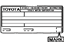 Toyota 11298-0P430 Label, Emission Control Information