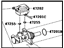 Toyota 47201-08080 Brake Master Cylinder Sub-Assembly