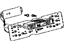 Toyota 55935-60300 Circuit, Center Cluster