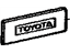 Toyota 55522-16020 Cover, Radio Tuner Opening