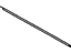 Toyota 85224-28050 Plate, WIPER Rubber Backing