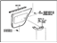 Toyota 67640-06030-E0 Board Sub-Assy, Rear Door Trim, LH