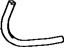 Toyota 95441-09300 Hose, Vacuum Brake