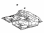 Toyota 58311-35030 Pan, Rear Floor