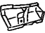 Toyota 57487-04011 Reinforcement, Floor Side Member LH